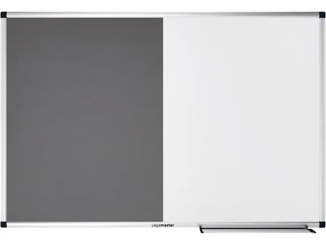 Combibord Legamaster UNITE grijs vilt-whiteboard 60x90cm