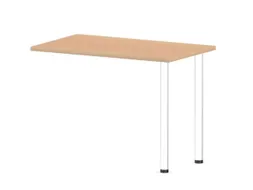 aanbouwtafel,i.h.v.,HxBxD 720-840x1000x600mm,NE-esdoorn