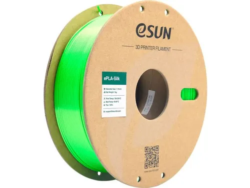 eSUN 3D printer Filament ePLA-Silk 1,75mm Groen 1kg