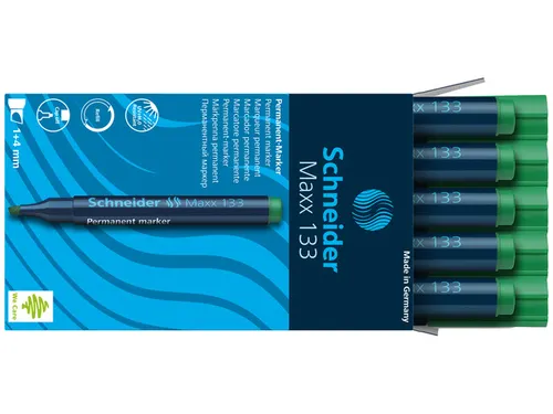 Marker Schneider Maxx 133 permanent beitelpunt groen