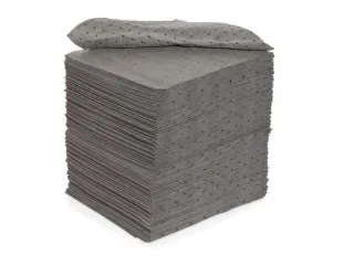 sorbent,mat,LxB 240x200mm,opnamecapaciteit 38l/VE,vlies,donkergrijs - 2