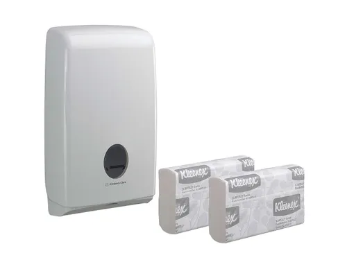 Aquarius U7024 handdoek dispenser Slimfold wit