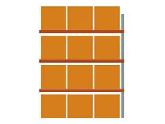 palletstelling,aanbouwveld,HxBxD 4400x2785x1100mm,vakl. 2820kg