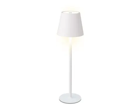 Lampe de table Lumineo LED rechargeable steady intérieur blanc