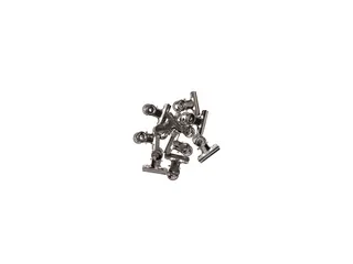 Papierklem MAUL Bulldog 30mm capaciteit 10mm zilver - 10