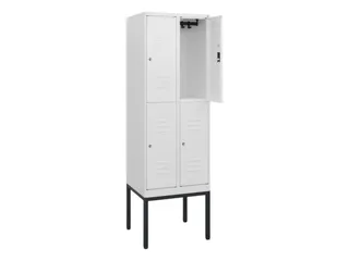 dubbeldekse locker,HxBxD 1950x600x500mm,2x2vak.,vak B 300mm - 2