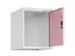opzetkast,v. locker,1vak.,vak B 400mm,HxBxD 500x400x500mm,cilinderslot