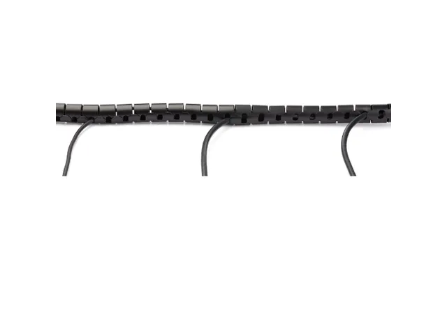 Gaine spirale range-câble Noir 1,5m Diamètre 25mm