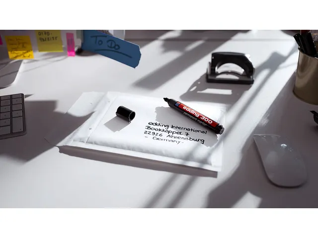 Viltstift edding 300 rond zwart 1.5-3mm