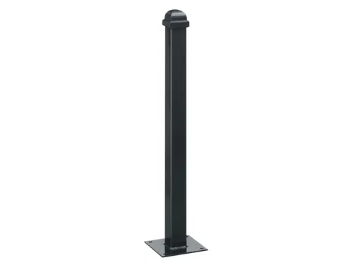 Trottoirpaal 900mm 70 x 70 Mmmet Halve Kogel-kap Met Bodemplaat
