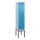 locker,HxBxD 2120x400x500mm,1vak,vak B 400mm,cil.-slot,voetonderstel