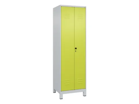 armoire vestiaire noir et blanc HxlxP 1950x600x500mm 2compart.