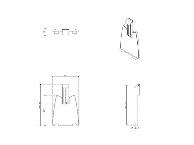 Viewmate Universele Tablethouder - Optie 962