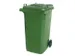 poubelle,240l,HxlxP 1075x580x730mm,couvercle vert,corps PE vert,2roues