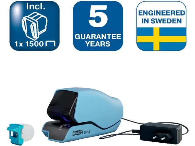elektrische nietmachine Supreme 5025E blauw