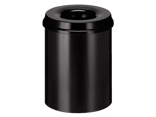 Papierbak met Vlamdover 15 liter 26cm x36cm Zwart