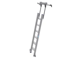verrijdbare stellingladder,balk L 1,7m,v. H tot 1,9m,6,treden