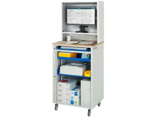pc-kast,HxBxD 1810x720x660mm,monitorvak,toetsenbord-/muisblad - 3