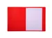 Bedrukte dossiermap met zichtrand Forever A4 280g/m2 24x31.5cm Rood