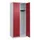 locker,HxBxD 1850x800x500mm,2vak,vak B 400mm,draaigrendel