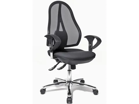 Bureaustoel Topstar open point sy deluxe zwart stof