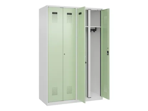 locker voor scheiding van kleding,HxBxD 1850x1200x500mm,4vak