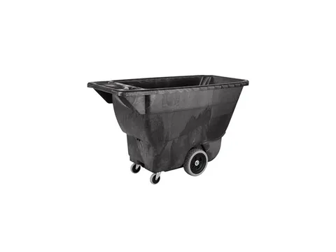 Kantelwagen 400 Liter Zwart 204Kg