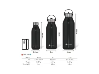 Thermosfles 2.0 Les Artistes Paris 500ml Twilight - 12
