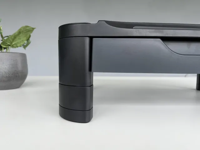 Monitorverhoger Tablet Houder 3 Hoogte Standen Opberglade Xlarge Zwart