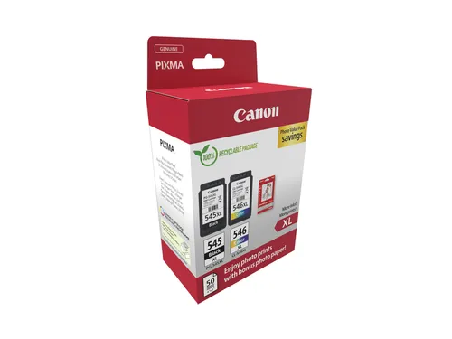 Canon PG-545XL & CL-546XL Photo Value Pack Inktcartridges