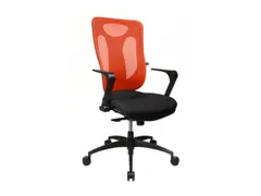 Bureaustoel,Synchroonmech.,M. Armleuningen,Zitting Stof Zwart