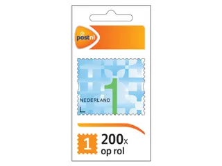 Postzegel NL waarde 1 zelfklevend 200 stuks - 1