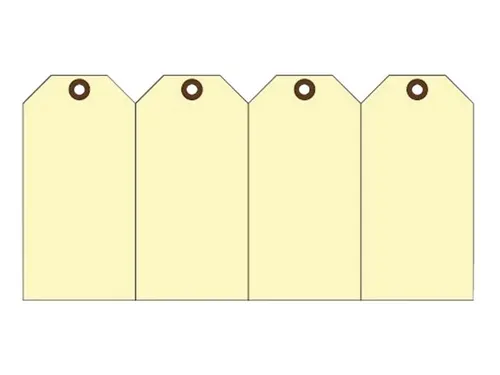 Label karton nr 5 200gr 55x110mm chamois 1000 stuks