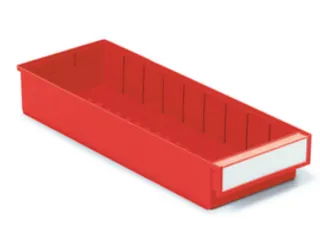 stellingbak,HxBxD 82x186x500mm,PP,rood - 1