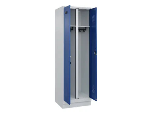 locker voor scheiding van kleding,HxBxD 1950x600x500mm,2vak