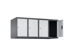 opzetkast,v. locker,4vak.,vak B 300mm,HxBxD 500x1200x500mm