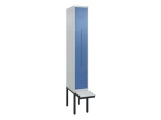 Z-garderobekast,HxBxD 2120x300x815mm,2vak,vak B 300mm,cil.-slot - 1