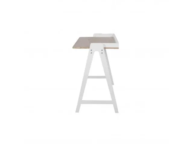Domestico Thuiswerk Bureau 120x60cm Wit Eiken