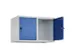 opzetkast,v. locker,2vak.,vak B 400mm,HxBxD 500x800x500mm,vleugeldeur