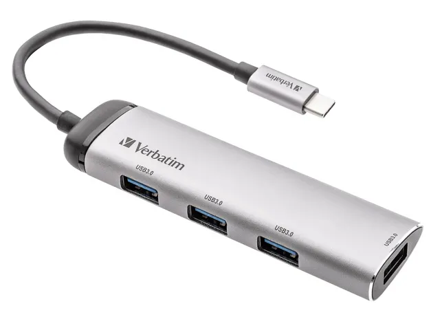 Verbatim Usb-C Multiport Hub 49147 4X Usb 3.2 Gen1 Typ A