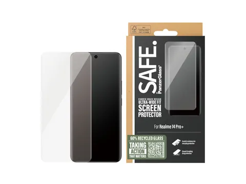 PanzerGlass SAFE. by Screen Protection Realme 14 Pro+ | Ultra-Wide