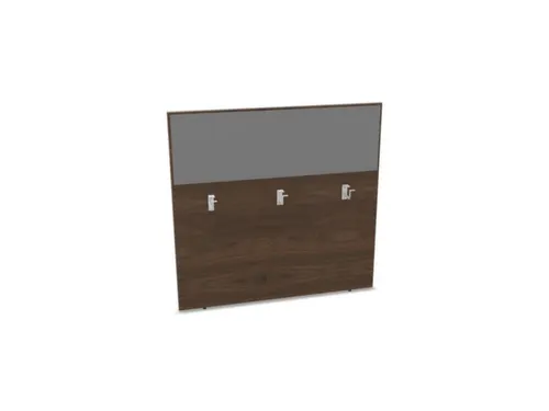baliepaneel bureau aanbouw achter NV bruin hickory BN8078-grijs 1200mm