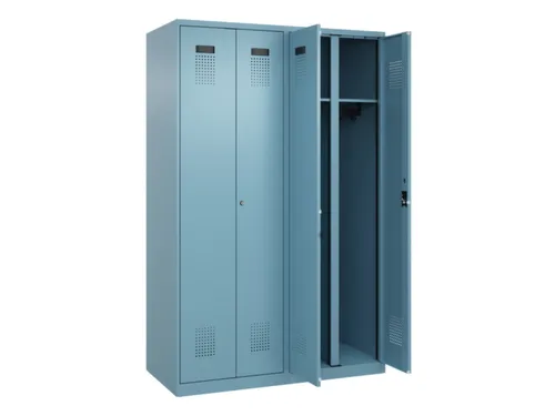 locker voor scheiding van kleding,HxBxD 1850x1200x500mm,4vak