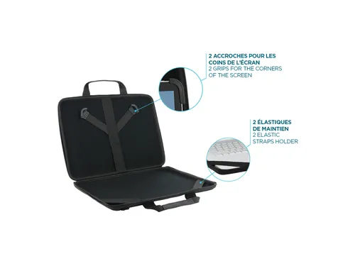 Mobilis TheOne Laptoptas 14 Inch Aktetas Zwart