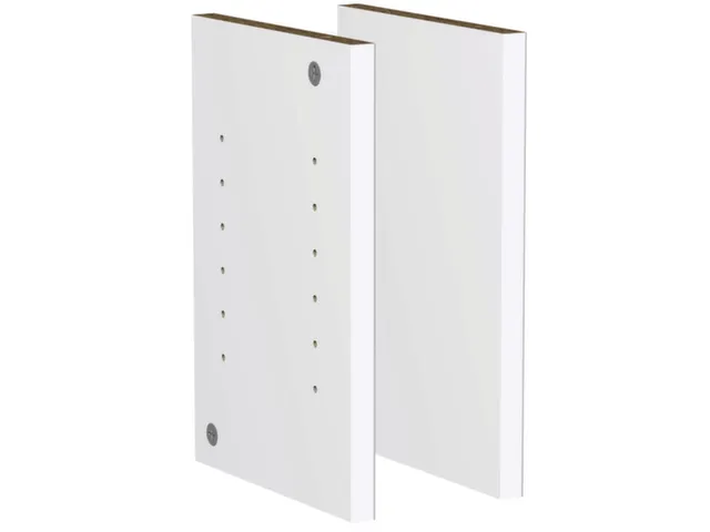 vakzijwanden,v. balie,B 320mm,hout,wit