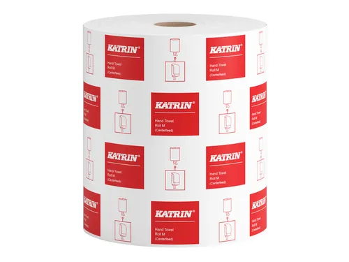 Handdoekrol Katrin Centerfeed M 485049 1-laags 21cmx300m wit