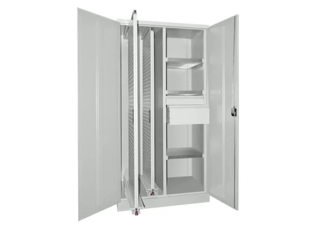 verticale kast,HxBxD 1950x1000x600mm,RAL7035,front RAL7035