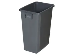 afvalverzamelaar,60l,HxBxD 580x320x460mm,romp PP grijs,gesloten