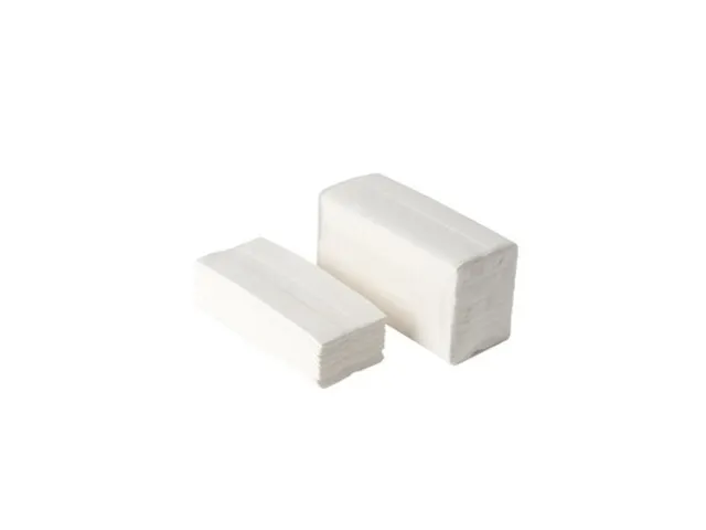 ZZ-vouwhanddoek 2-laags Hoogwit 22x27cm