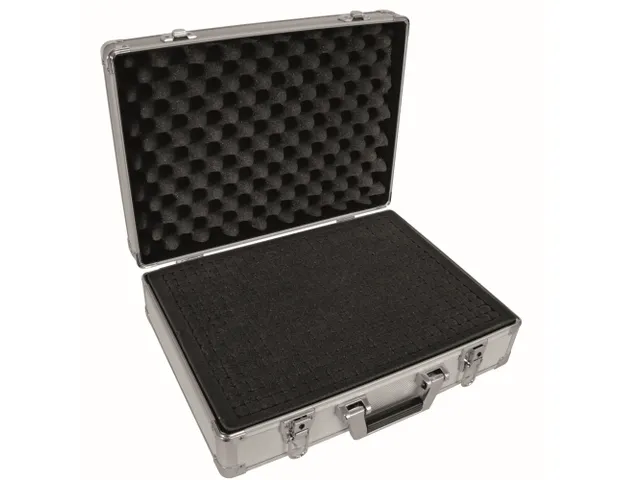 Aluminium Gereedschapskoffer Plukschuim sleutelslot 455x330x152mm